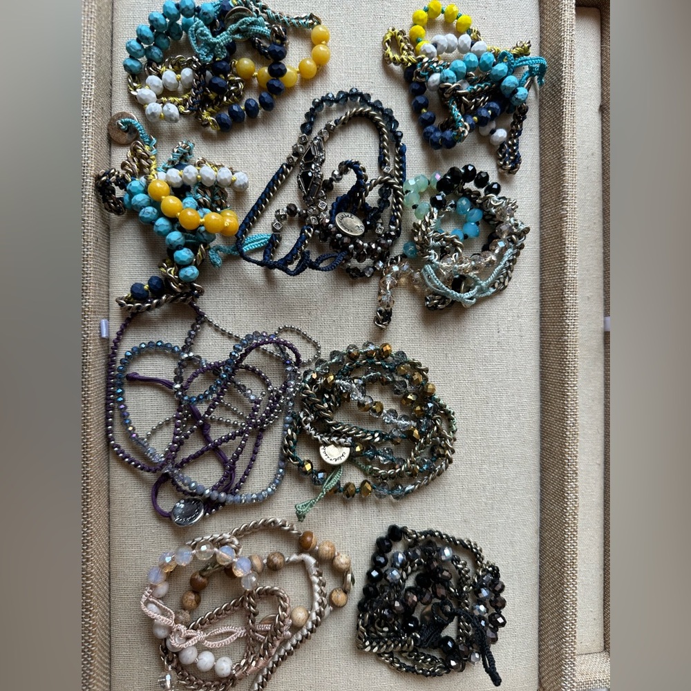 Lot of 9 Chloe + Isabel Wrap Bracelets / Necklaces